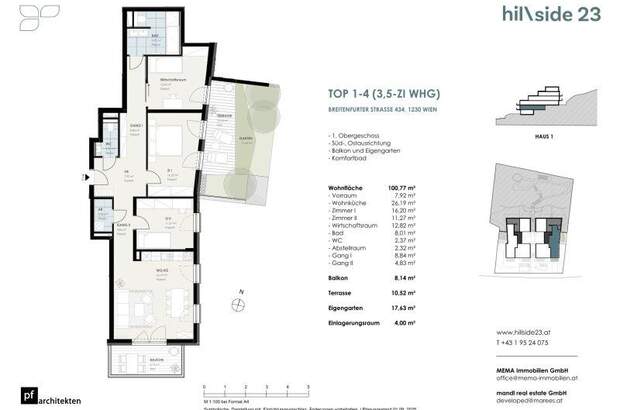 Terrassenwohnung kaufen in 1230 Wien (Bild 1)