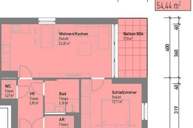Wohnung mit Balkon kaufen in 5020 Salzburg (Bild 4)