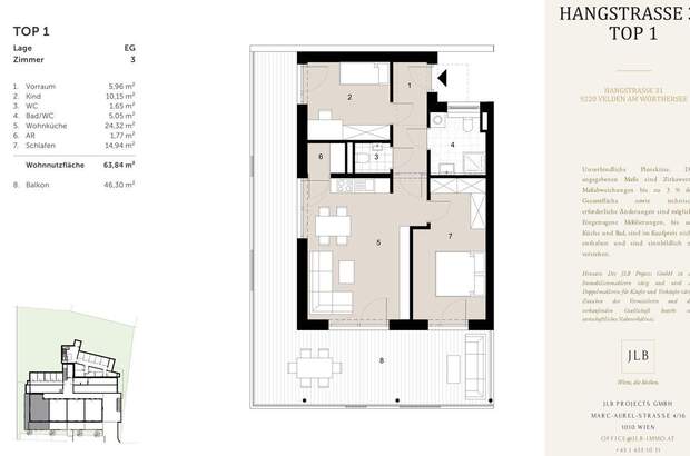 Wohnung mit Balkon kaufen in 9220 Velden (Bild 5)