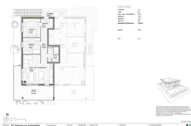 Wohnung mit Balkon kaufen in 6068 Mils (Bild 2)