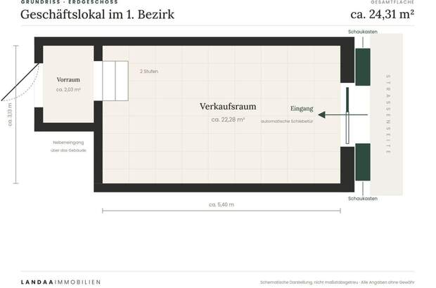 Gewerbeobjekt mieten in 1010 Wien (Bild 2)