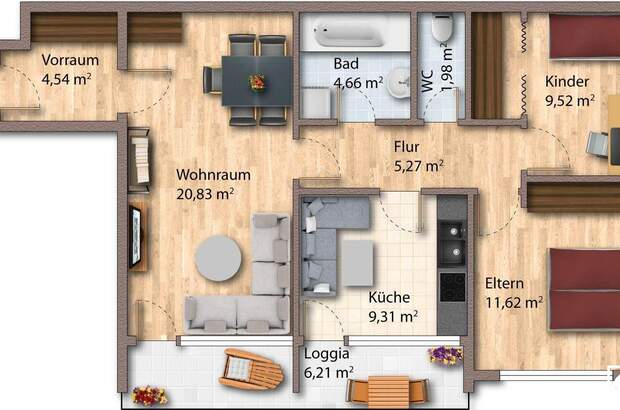 Eigentumswohnung in 5760 Saalfelden (Bild 5)