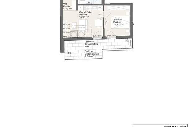 Terrassenwohnung kaufen in 1210 Wien (Bild 3)