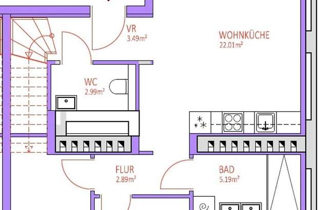Altbauwohnung mit Balkon kaufen in 1030 Wien (Bild 5)