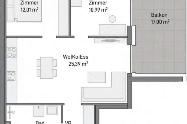 Wohnung mit Balkon kaufen in 8020 Graz (Bild 4)
