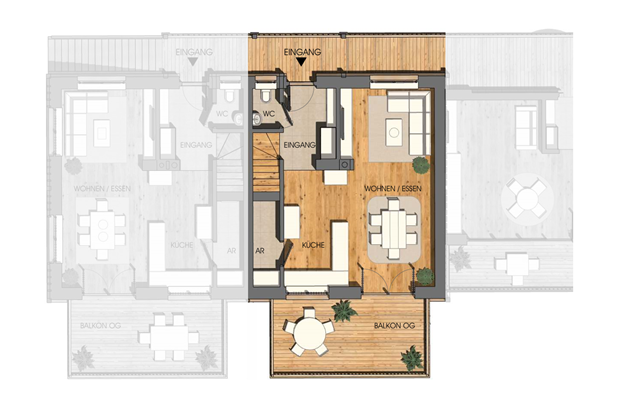 Terrassenwohnung kaufen in 9601 Arnoldstein (Bild 5)