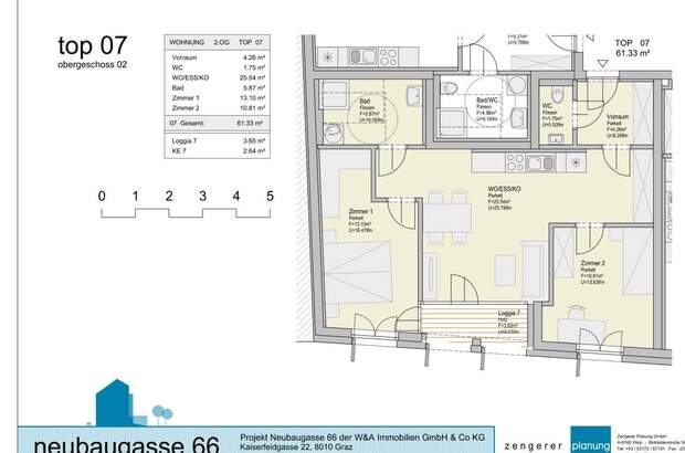 Wohnung mit Balkon mieten in 8020 Graz (Bild 3)