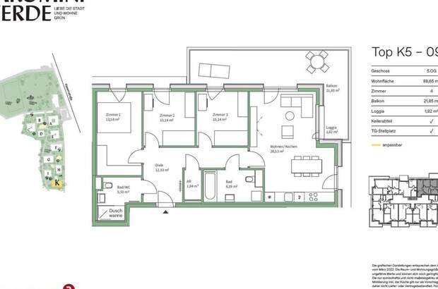 Wohnung mit Balkon kaufen in 8010 Graz (Bild 1)