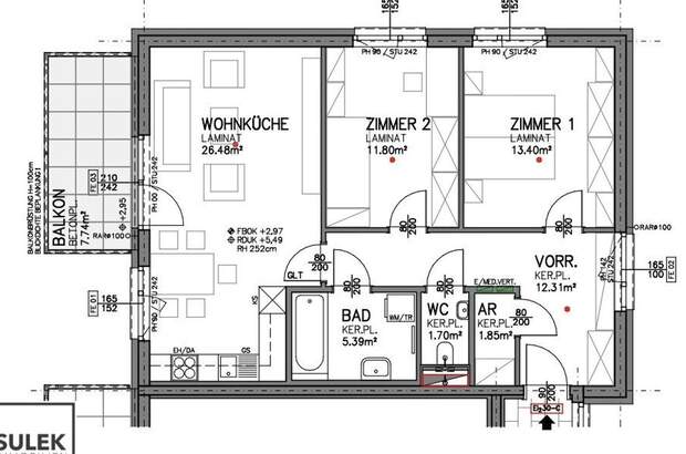 Wohnung mit Balkon mieten in 7000 Eisenstadt (Bild 2)