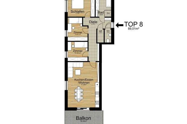 Wohnung mit Balkon kaufen in 8053 Graz (Bild 2)