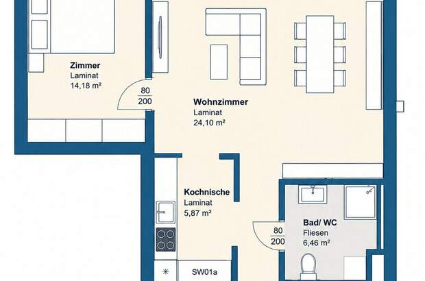 Wohnung mit Balkon mieten in 8020 Graz (Bild 1)