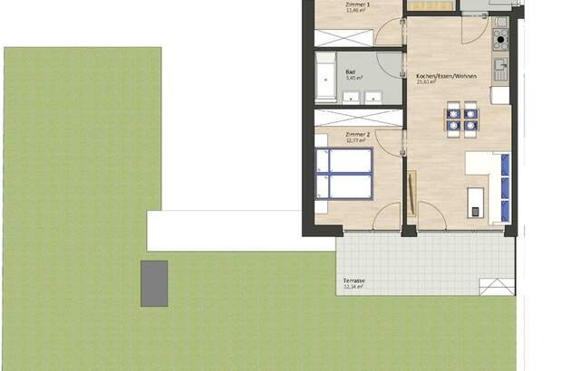 Mietwohnung in 8077 Gössendorf (Bild 1)