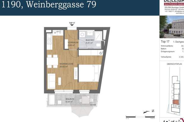 Wohnung mit Balkon kaufen in 1190 Wien
