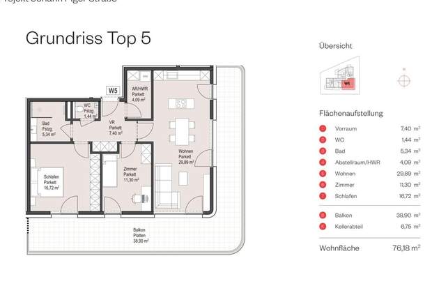 Wohnung mit Balkon kaufen in 5026 Salzburg (Bild 4)