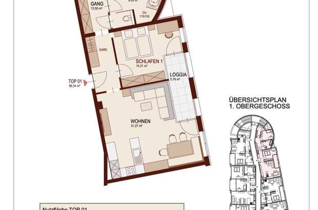 Wohnung mit Balkon kaufen in 9500 Villach (Bild 2)