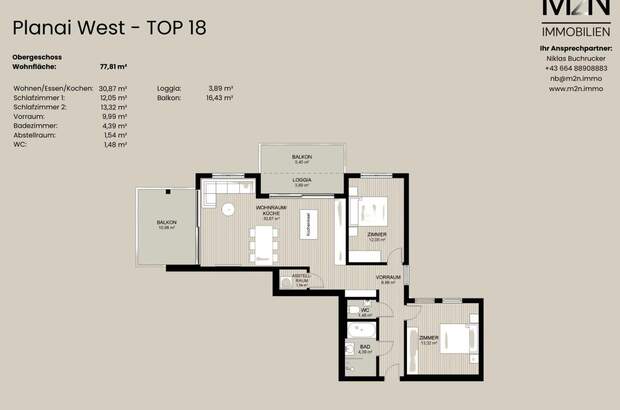 Wohnung mit Balkon kaufen in 8970 Schladming (Bild 5)