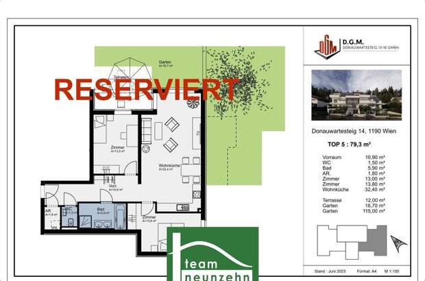 Terrassenwohnung kaufen in 1190 Wien (Bild 1)