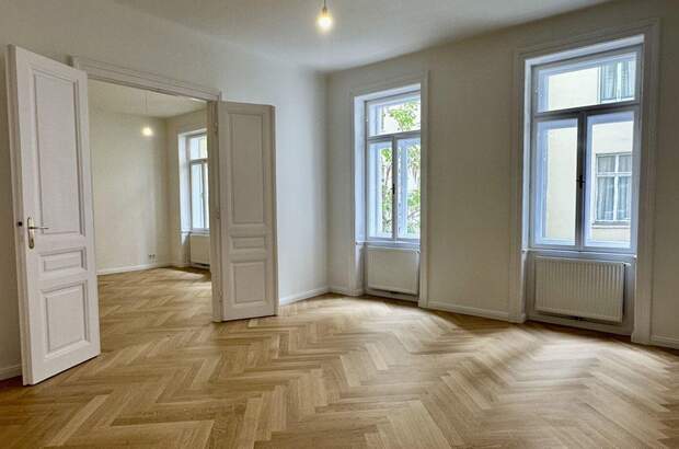 Altbauwohnung mit Balkon mieten in 1050 Wien (Bild 1)