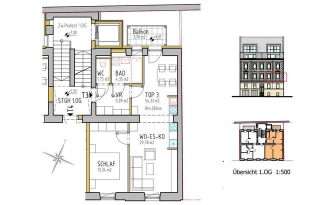 Altbauwohnung mit Balkon kaufen in 4020 Linz (Bild 1)