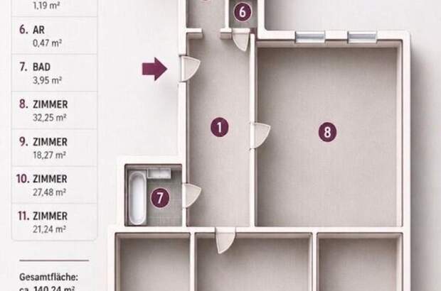 Altbauwohnung kaufen in 1020 Wien (Bild 4)