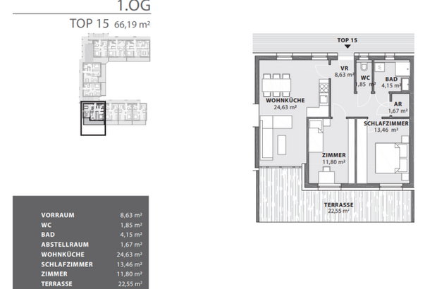 Terrassenwohnung kaufen in 8280 Fürstenfeld (Bild 1)