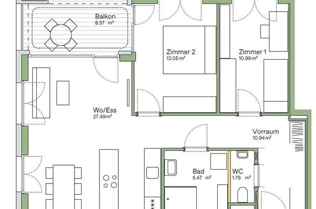 Eigentumswohnung in 8010 Graz (Bild 3)