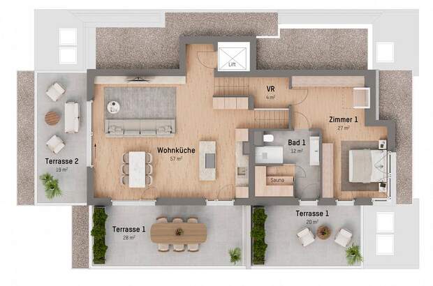 Terrassenwohnung kaufen in 1210 Wien (Bild 1)