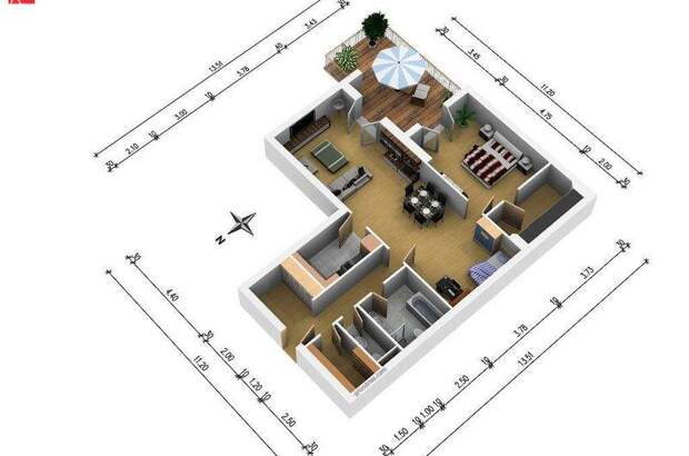 Terrassenwohnung kaufen in 9500 Villach (Bild 1)