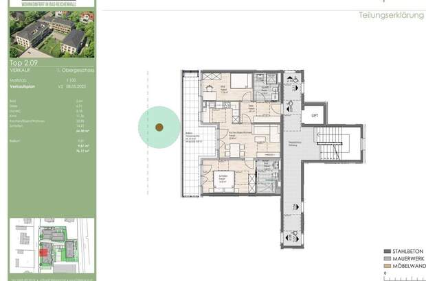 Wohnung mit Balkon kaufen in 83435 Bad Reichenhall (Bild 2)