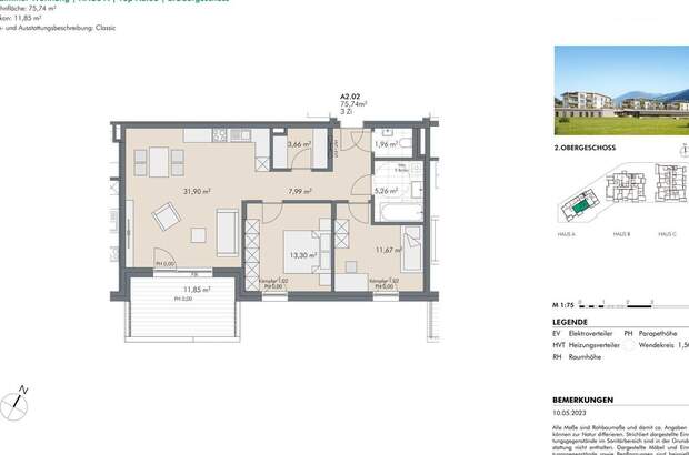 Wohnung mit Balkon kaufen in 6274 Aschau (Bild 2)