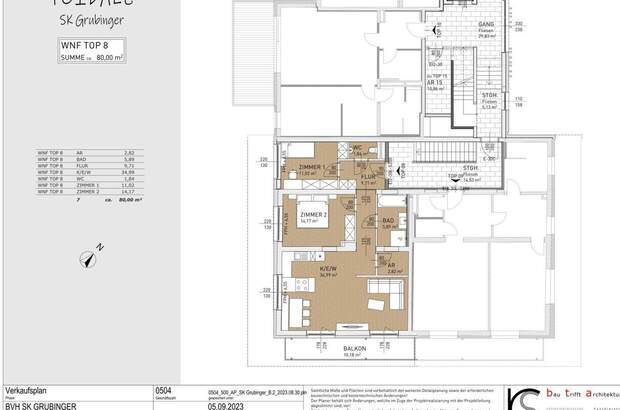 Wohnung mit Balkon kaufen in 4893 Zell (Bild 3)