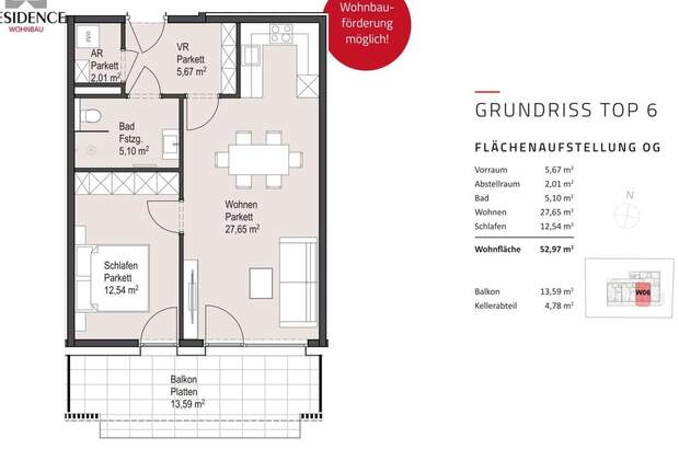 Wohnung mit Balkon kaufen in 5020 Salzburg (Bild 4)