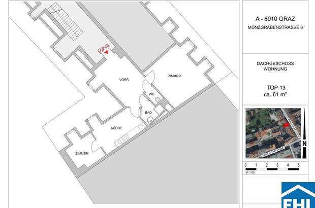 Mietwohnung in 8010 Graz