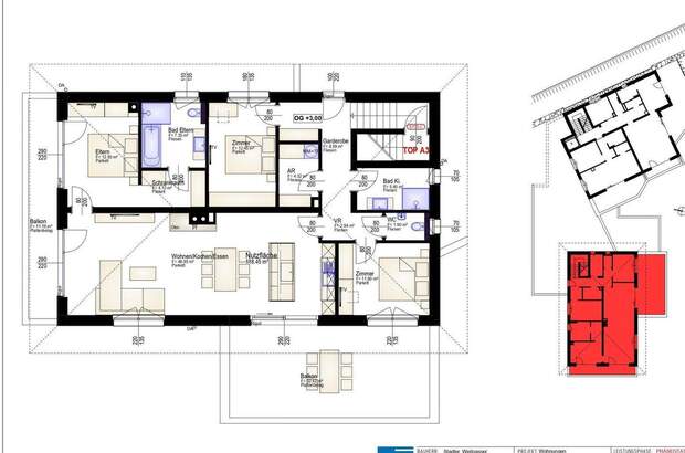 Wohnung mit Balkon mieten in 5531 Eben