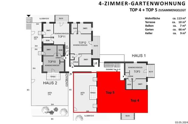 Wohnung mit Balkon kaufen in 6311 Oberau (Bild 4)