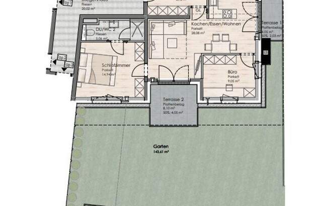 Wohnung kaufen in 83416 Saaldorf (Bild 2)