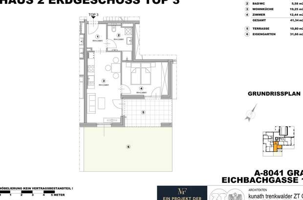 Wohnung mit Balkon mieten in 8041 Graz