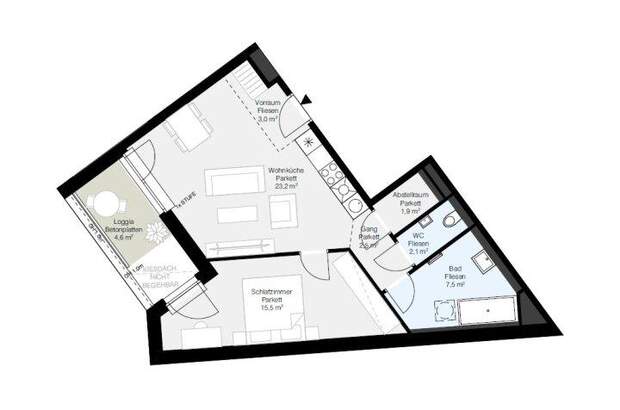 Terrassenwohnung mieten in 2700 Wr. Neustadt (Bild 1)