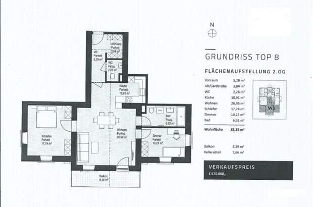 Altbauwohnung mit Balkon kaufen in 5020 Salzburg (Bild 3)