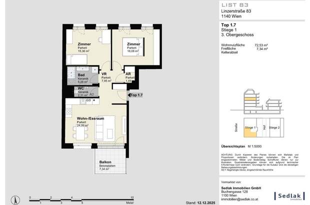 Terrassenwohnung kaufen in 1140 Wien (Bild 3)