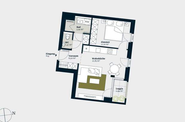 Wohnung mit Balkon kaufen in 1180 Wien (Bild 2)