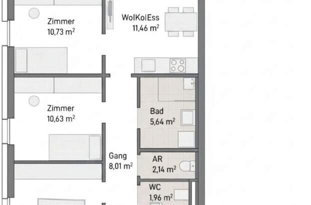 Wohnung mit Balkon kaufen in 8020 Graz (Bild 5)