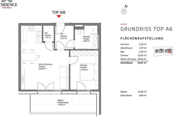 Wohnung mit Balkon kaufen in 5202 Neumarkt (Bild 4)