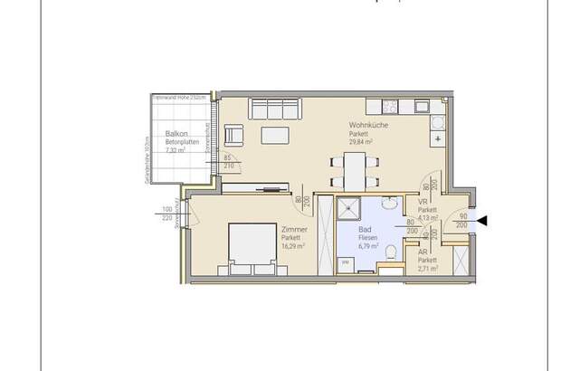 Wohnung mit Balkon mieten in 3442 Langenrohr (Bild 4)