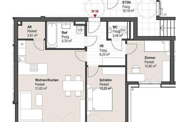 Wohnung mit Balkon kaufen in 5721 Piesendorf (Bild 4)