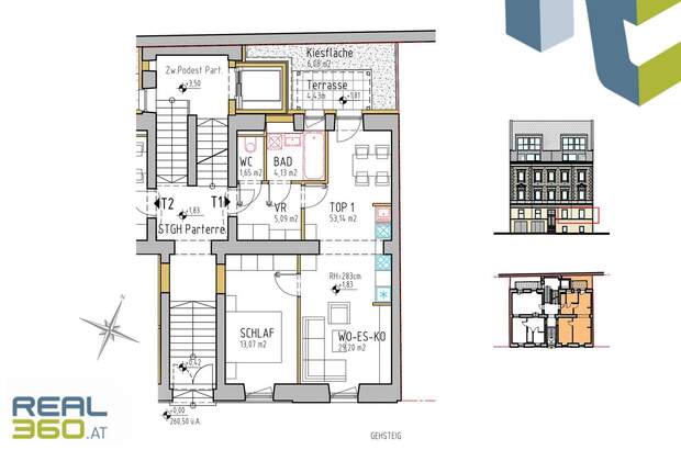 Terrassenwohnung kaufen in 4020 Linz (Bild 3)