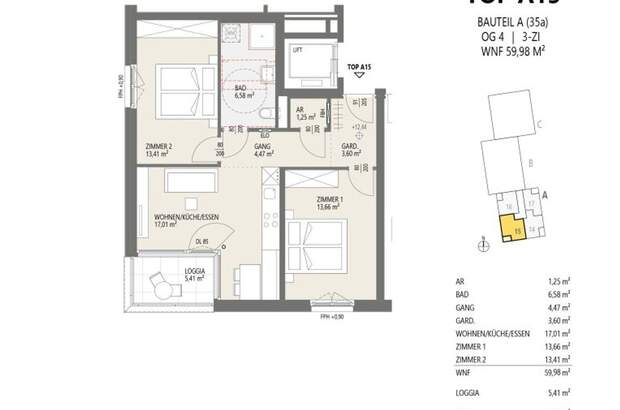 Wohnung mit Balkon kaufen in 6020 Innsbruck (Bild 5)
