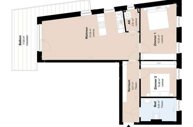 Terrassenwohnung mieten in 8020 Graz (Bild 1)