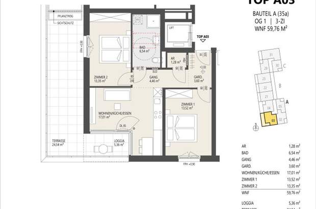 Eigentumswohnung in 6020 Innsbruck (Bild 2)