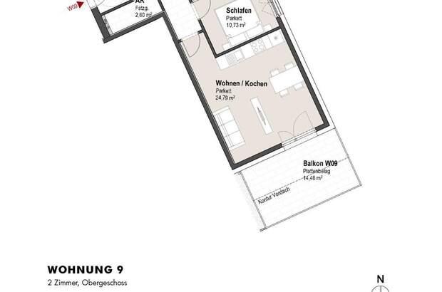 Wohnung mit Balkon kaufen in 5722 Niedernsill (Bild 3)